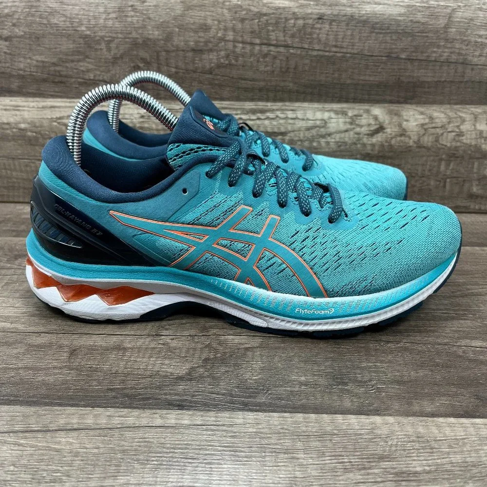 Asics Gel-Kayano 27 Flyte Foam Green Womens US Size 9.5 1012A649 Running Shoes